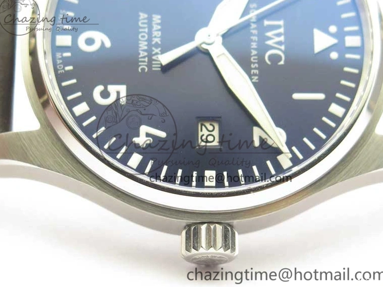 MIROTIME 0513 MARK XVIII Le Petit Prince IW327004 SS FKF 1:1 Best Edition Blue Dial On Brown Leather Strap Trendsetting 7117